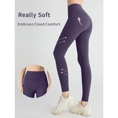 Naked feeling Yoga Legging Women High Waited Hip Lifting Fit