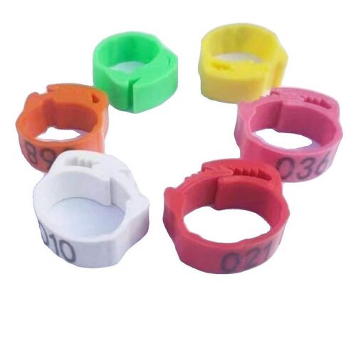 Chicken leg ring snap-type identification rings for poultry,