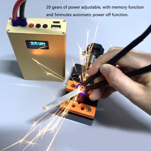 20 Gears Adjustable Mini Spot-welding Machine 适用于 18650 B