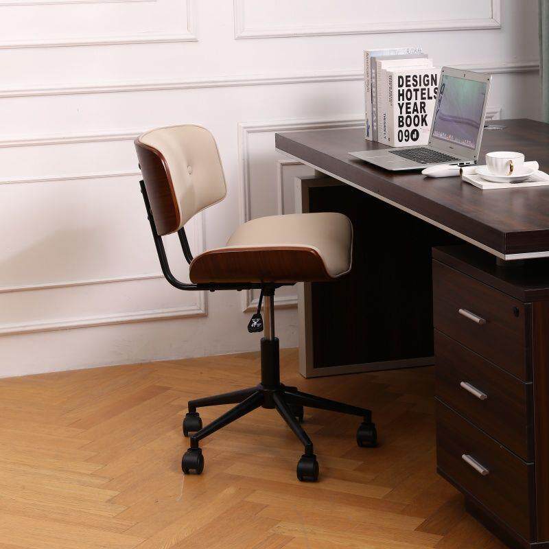 实木小户型电脑椅可升降房间可坐美甲现代办公写字人体工学舒适椅