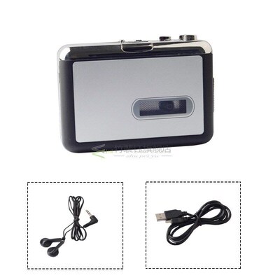 Portable Cassette Player Recorder Standalone Audio Music Rec