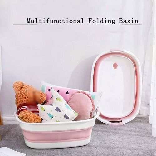 Pet Bath Tub Collapsible Cat Bathtub With Drainage Hole Port