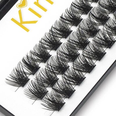 Kimcci 36 Bundles  Natural 3D Russian Volume Faux Eyelashes