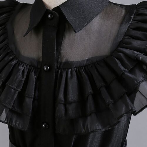 Wednesday Girl Costume for Carnival Halloween Black Events