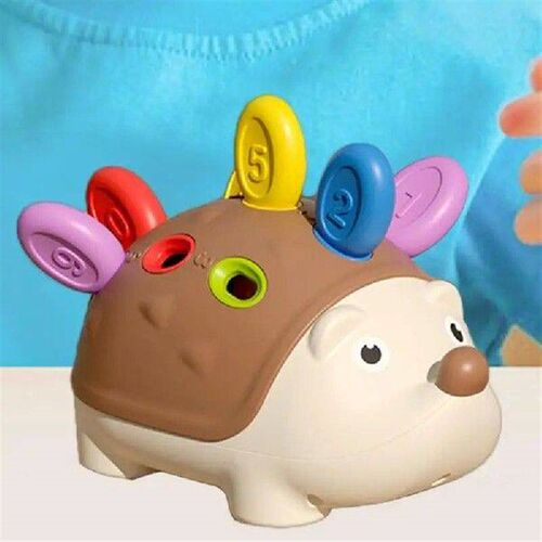 Colorful Hedgehog Learning Toy Kids Sensory Educational