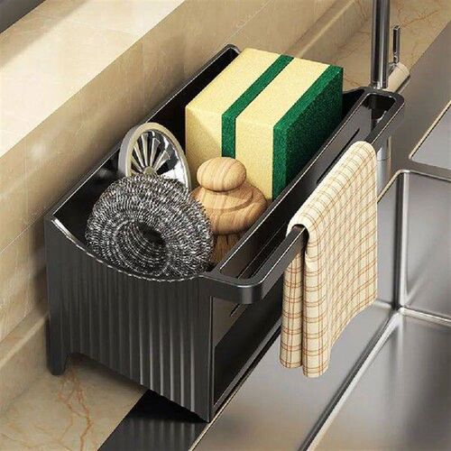 Sponge Holder For Kitchen Sink Brush Holder Dish Cloth