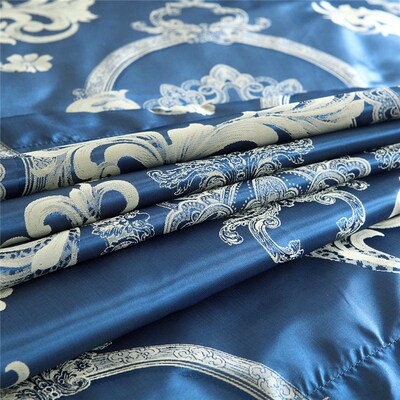 Home Textile European-style Satin Jacquard Bedding Kit Quilt