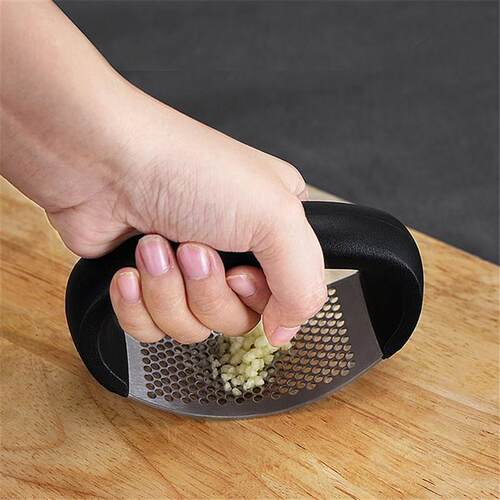 1pcs Stainless Steel Garlic Press Manual Garlic Mincer Chopp