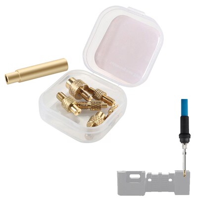 1Set Heat Insert Nut Iron Tip M2 M3 M4 M5 M6 Thread Embedded