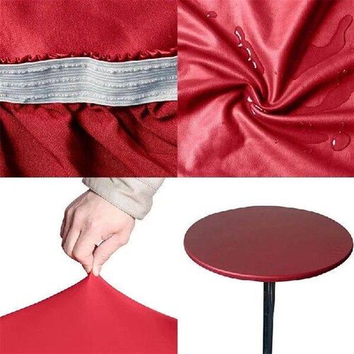 Elastic Round Table Cover Waterproof Oil-proof Kitchen