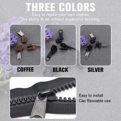 12PCS/Set Instant Zipper Universal Instant Fix Zipper Repair