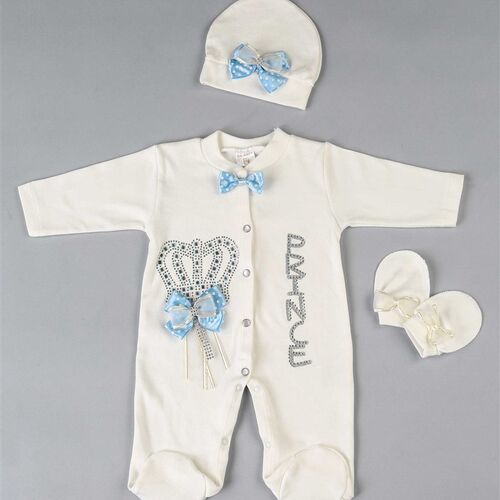 Baby Rompers Girl Boy Newborn Suit Clothes 3 pcs Set Cotton
