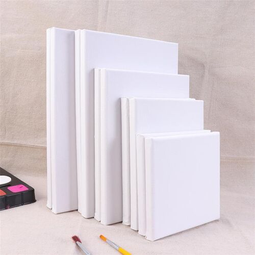 10PCS Wood Painting Frame Cotton White Stretched Canvas Fram