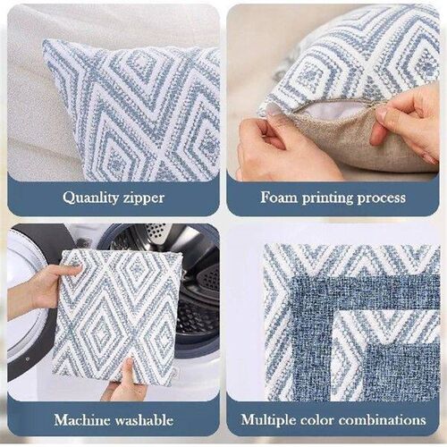 Decorative Throw Pillow Covers Set of 4 Square Couch