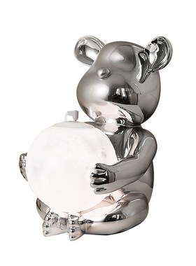 创意暴力熊加湿器书房办公室桌面装饰现代家居客厅卧室装饰灯摆件