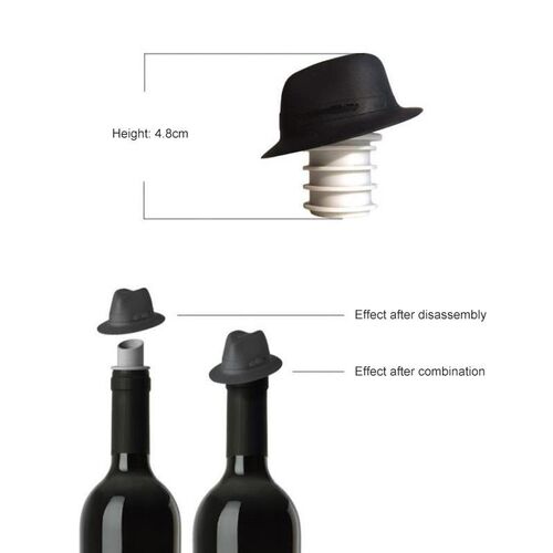 Red Wine Bottle Cap Stopper Silicone Sealed Champagne Bottle