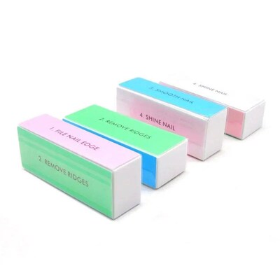 5 Pcs/1Set Nail Sponge Buffer Block Shine Polisher Nail Buff