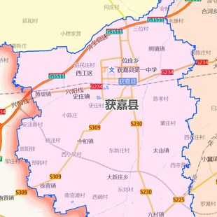 新乡市地图202高清书房办公室贴图装饰画地图海报覆膜防水可擦
