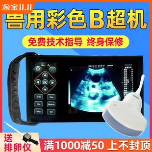 兽用B超机彩超高清便携超声波比超机检孕畜牧养殖母猪用b超测孕仪