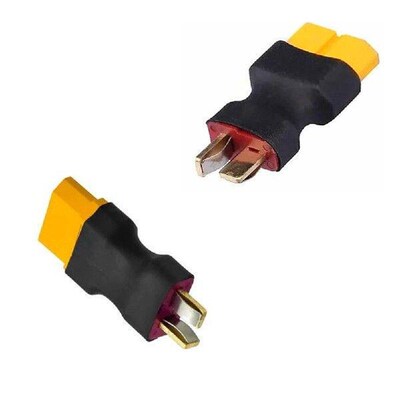 5 PCS XT60 To Deans T-Plug Adapter No Wires Connector RC