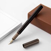 Bronze Fountain Pen Luxury Business Wood Office Writin Retro