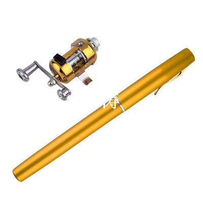 Pocket Telescopic Mini Rod Combo Fishing Pole Aluminum Alloy