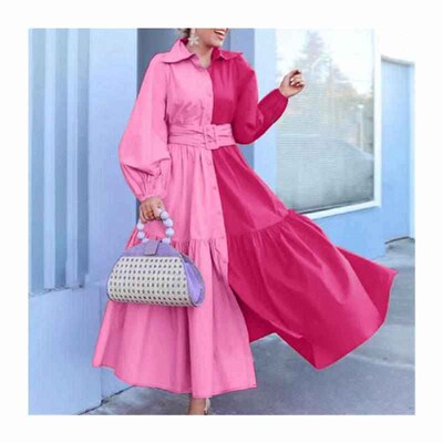 Shirt color single-breasted contrast stitching tie bright