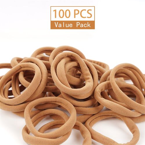 50PCS Soft Hair Ties, tail Scrunchies Head Bands for Women G