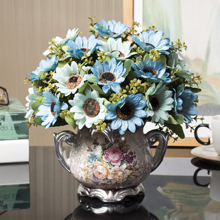 假花装 客厅摆设 餐桌仿真摆花装饰家居室内房间桌子摆件饰品