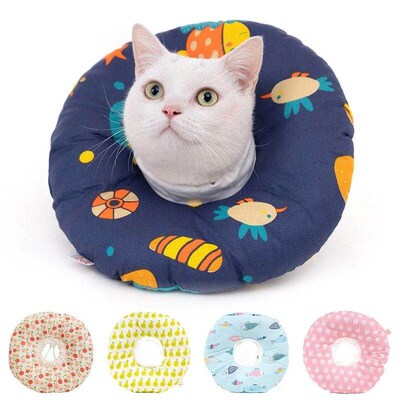 Anti Bite Neck Collar for Pet Cat Recovery Collar Soft E-col