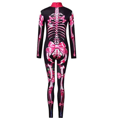 Kids Halloween Scary Skeleton Cosplay Rose Sexy Devil Vampir