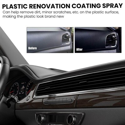 Homonth Auto Plastic Refurbishment Spray Restorer, Seat Inte