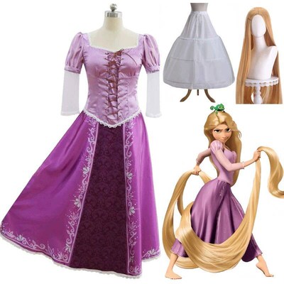 Tangled Rapunzel Women Long Hair Prince Cotume Copl Cotume