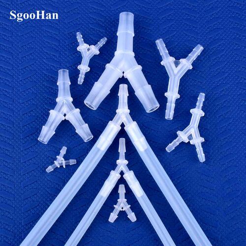 5~200pcs 2.4~12.7mm PP Y-Style Tee Connectors Aquarium Tank