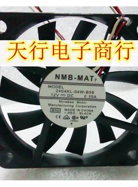 原装NMB 2404KL-04W-B59 12V 0.35A 60*60*10MM 三线 散热风扇