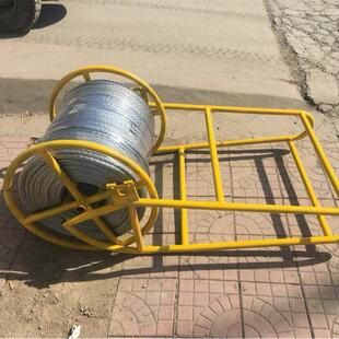 电力施工SE 1钢丝绳线盘架钢丝绳缠绕架电力收线架绕线盘