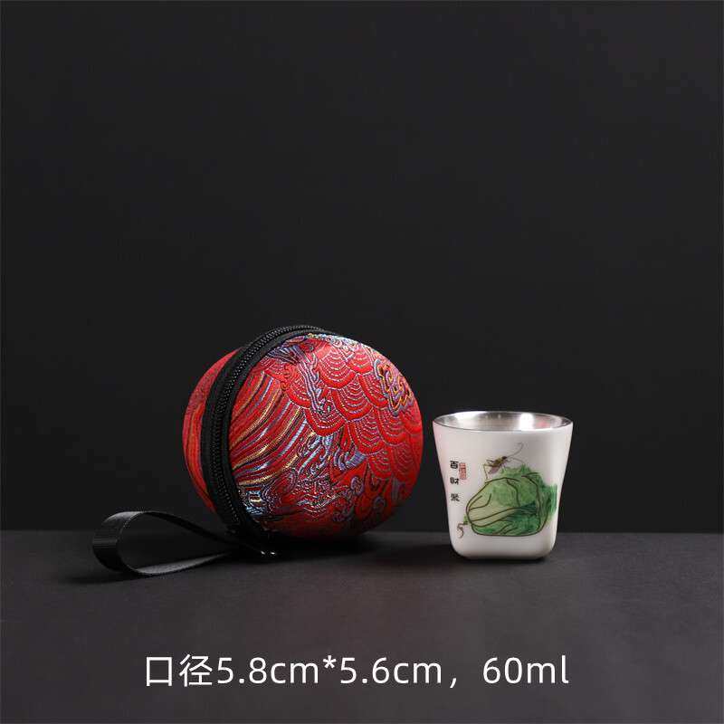 百财聚鎏银杯主人杯品茗杯陶瓷茶具便携便携式,3C数码配件,其它配件,淘宝优惠券,粉丝福利购,淘宝优惠卷