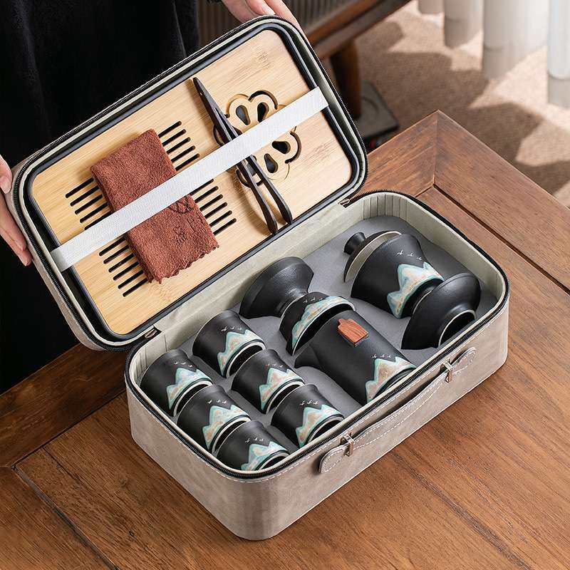 远山旅行茶具套装家用便携式户外简约喝茶小套组泡茶壶盖碗茶盘,3C数码配件,其它配件,淘宝优惠券,粉丝福利购,淘宝优惠卷