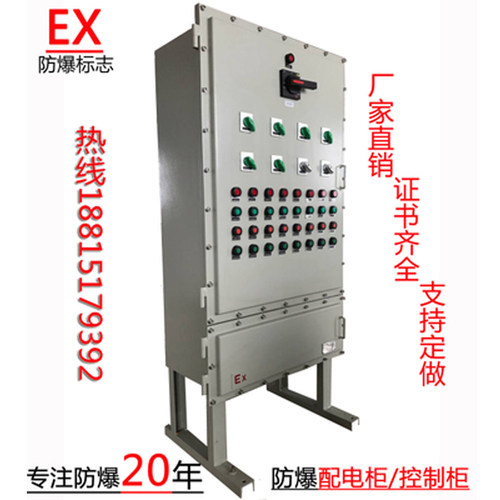 订做碳钢不锈钢防爆配电箱防爆控制柜防爆变频箱防爆PLC柜