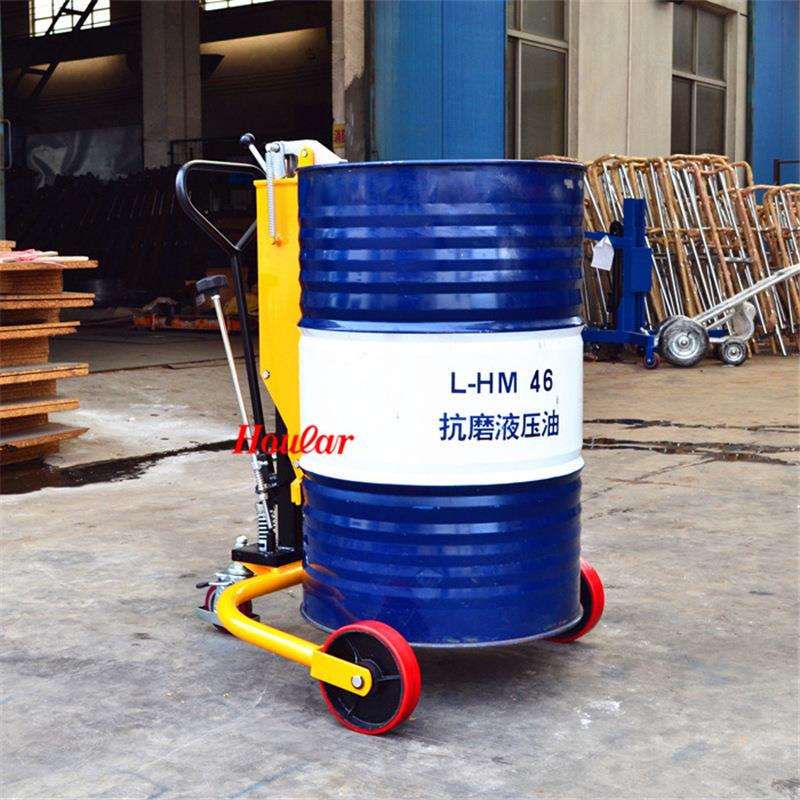 现货好拉牌DT250液压油桶车手动油桶搬运车250KG咬嘴油桶车350KG