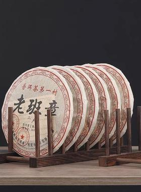 鸡翅木茶饼架瓷盘架置物架茶杯沥水架展示架收纳观赏架