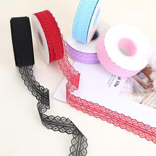 厂家3cm蕾丝花边花束diy装饰材料烘焙包装镂空织带服装辅料