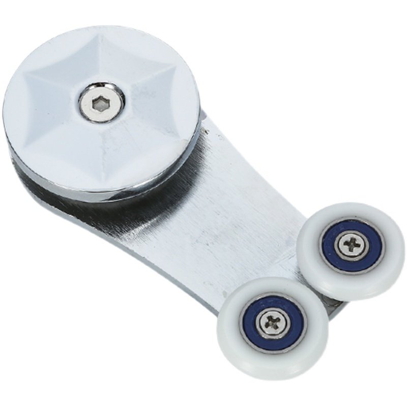 淋浴房移门滑轮老式滑轮轨道侧挂轮浴室门玻璃门滚轮五金配件全