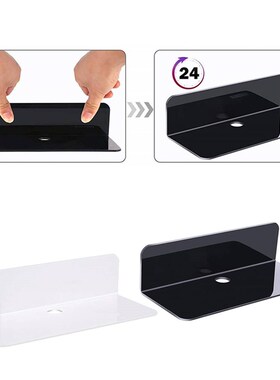 Durable Acrylic Floating Rack Small Display Holder for