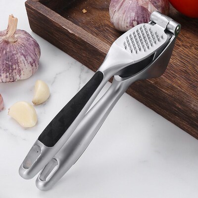 Zinc alloy garlic presser, manual garlic presser, garlic pu