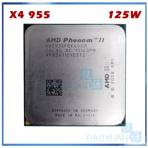 Phenom II X4 955 X4-955 125W 3.2Ghz Quad-Core DeskTop CP HDZ