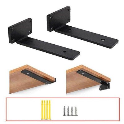 Wall Shelf Bracket Suspended Tripod Shelf Support Hidden
