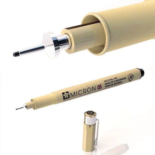 1pcs Sakura Pigma Micron Fine Pen Waterproof Smooth Black In