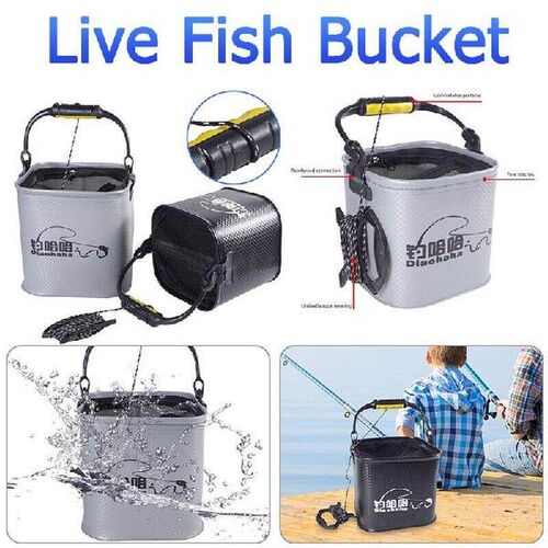 Portable Fi Live Bait Container Gear Tools Car Wa