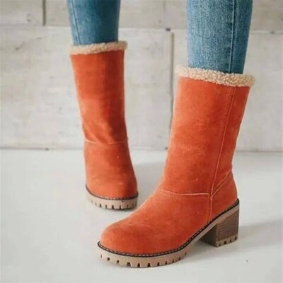 2023 Winter Boots Women Fur Warm Snow Boots Ladies Warm Wool